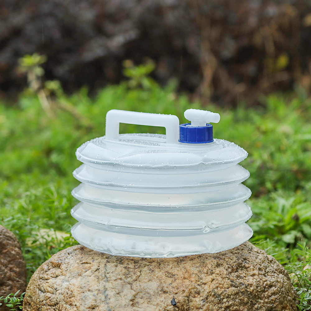 Túi đựng nước trong suốt có thể gấp gọn tiện lợi dung tích 3L/ 5L/ 10L/ 15L chất lượng cao