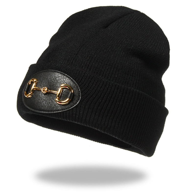 Mũ Beanie Dệt Kim Thiết Kế Unisex Thời Trang Mùa Đông Cho Hoạt Động Ngoài Trời