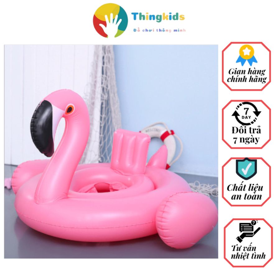 Phao bơi hình thú thiên nga trọng lượng tối đa 30kg - Thingkids