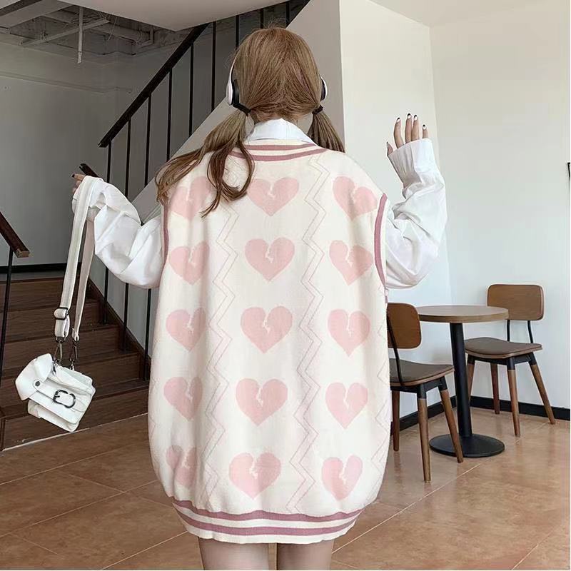 Áo len không tay phong cách Hàn Quốc xinh xắn cho nữ