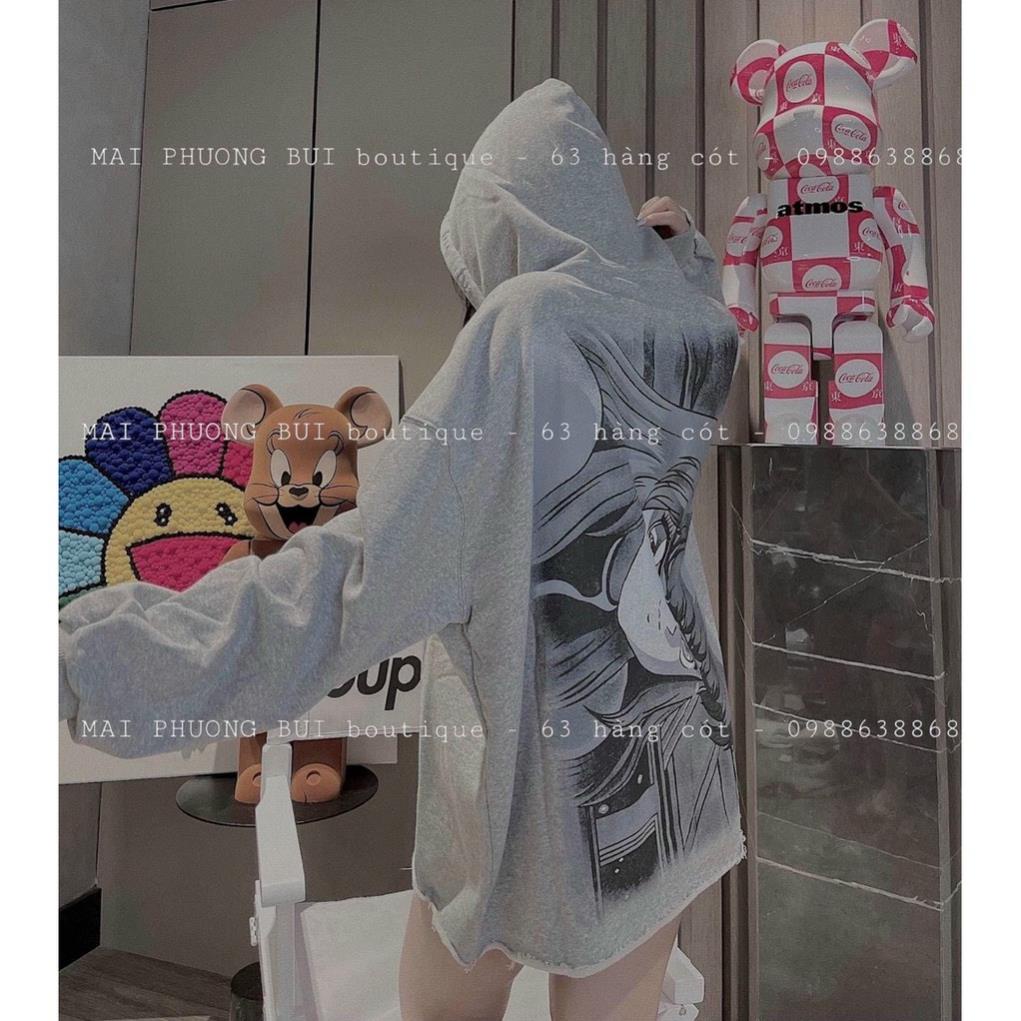 Áo hoodie nữ form rộng, áo hoodie nữ có mũ siêu dễ thương chất nỉ dày dặn dễ mix đồ siêu cá tính Tây Thi Shop | BigBuy360 - bigbuy360.vn