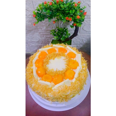 Bánh bông lan phô mai trứng muối