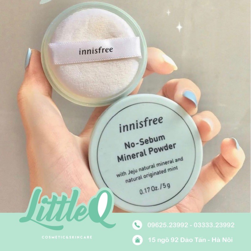 Phấn phủ Innisfree No Sebum Mineral Power ( đủ bill )