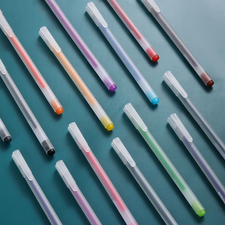 Bút mực gel ngòi 0.5mm - Bút bi nước 8 màu tùy chọn dùng để viết - vẽ trang trí - văn phòng phẩm - HOKAMI STORE
