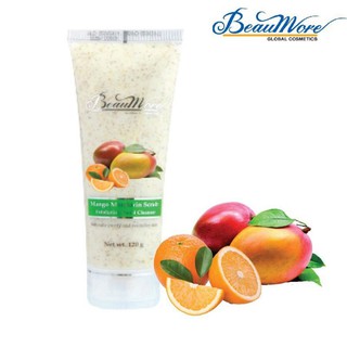 Sữa Rửa Mặt Hạt Cát -Beaumore Mango Mandarin Facial Scrub 120g