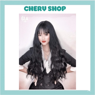 Tóc giả nguyên đầu xoăn trục💄FREESHIP💄 Tóc giả nguyên đầu giá rẻ 8102K