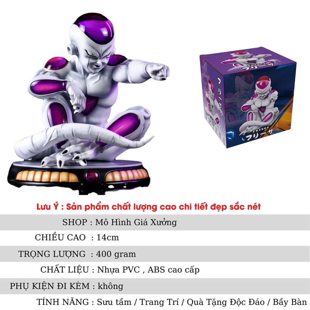 Mô hình Dragon Ball Frieza  chỉ tay Cao 14cm hàng siêu nét , figure dragon ball , mô hình giá xưởng