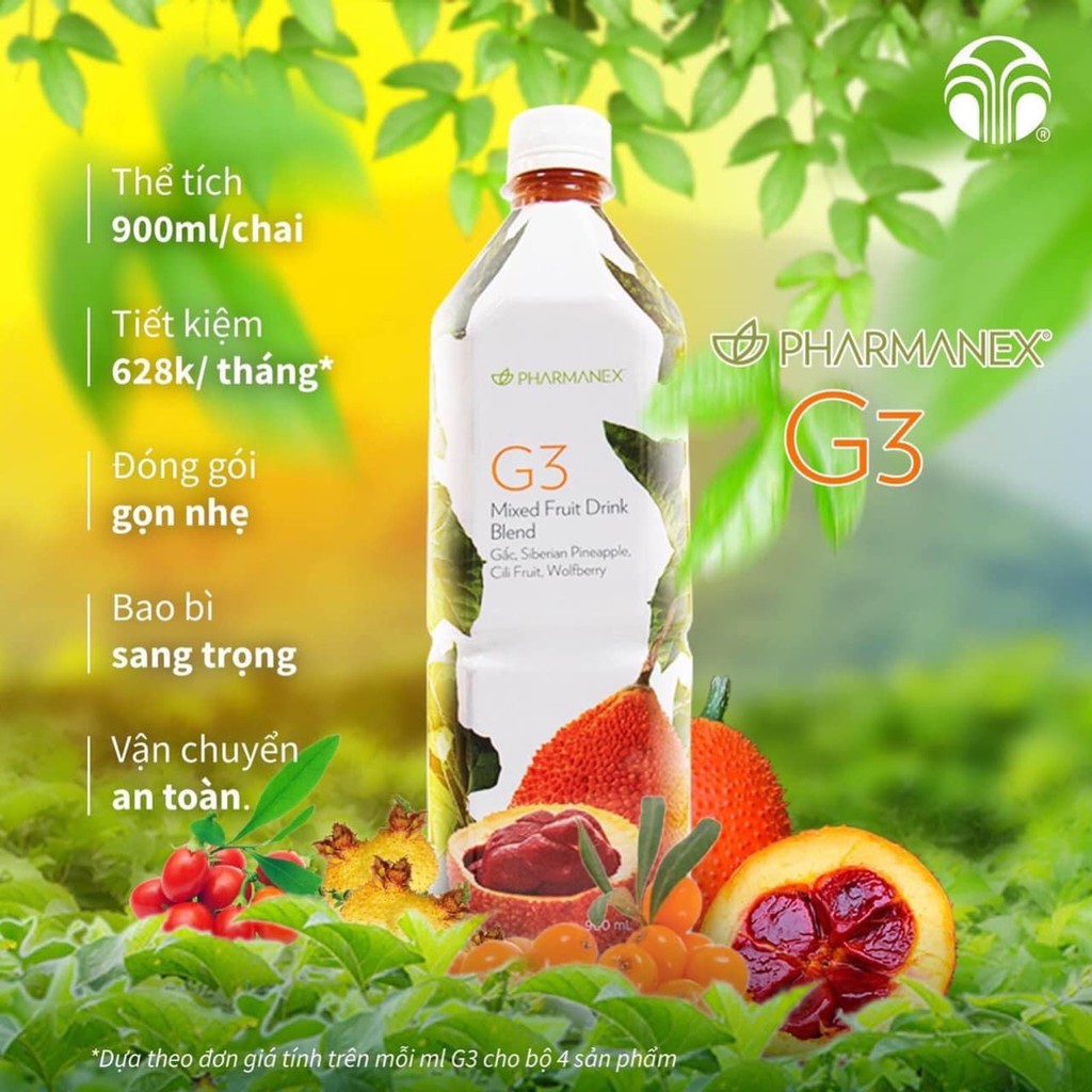 [Cặp 2 Chai 900ml Mẫu Mới] (Có Video) Nuskin G3 - Nước Gấc G3 | BigBuy360 - bigbuy360.vn