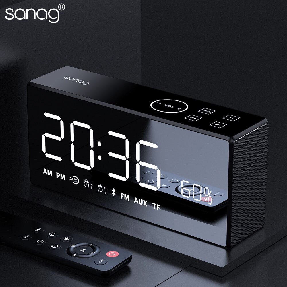 Loa bluetooth SANAG X9 (phiên bản cũ là Dido x9) kiêm đồng hồ báo thức, đo nhiệt độ, đài FM