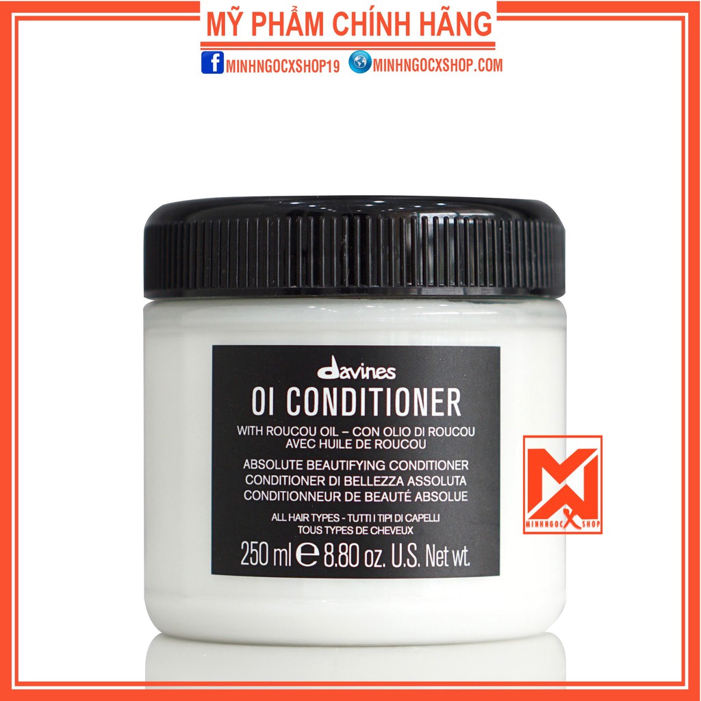 Dầu xả hoàn mỹ cho mọi loại tóc DAVINES OI 250ml chính hãng