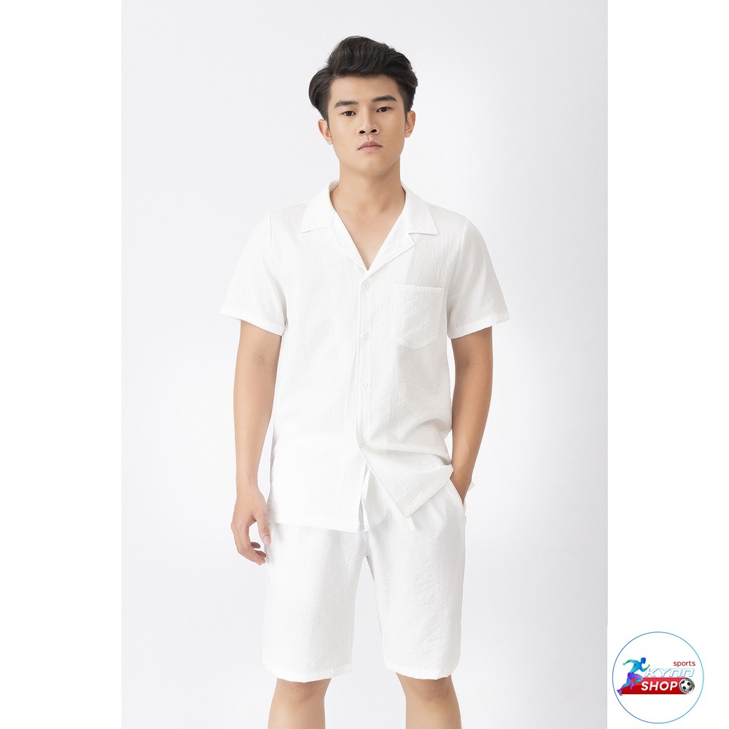 Bộ quần áo chất liệu vải đũi cao cấp thoáng mát thời trang nam Kynn shop