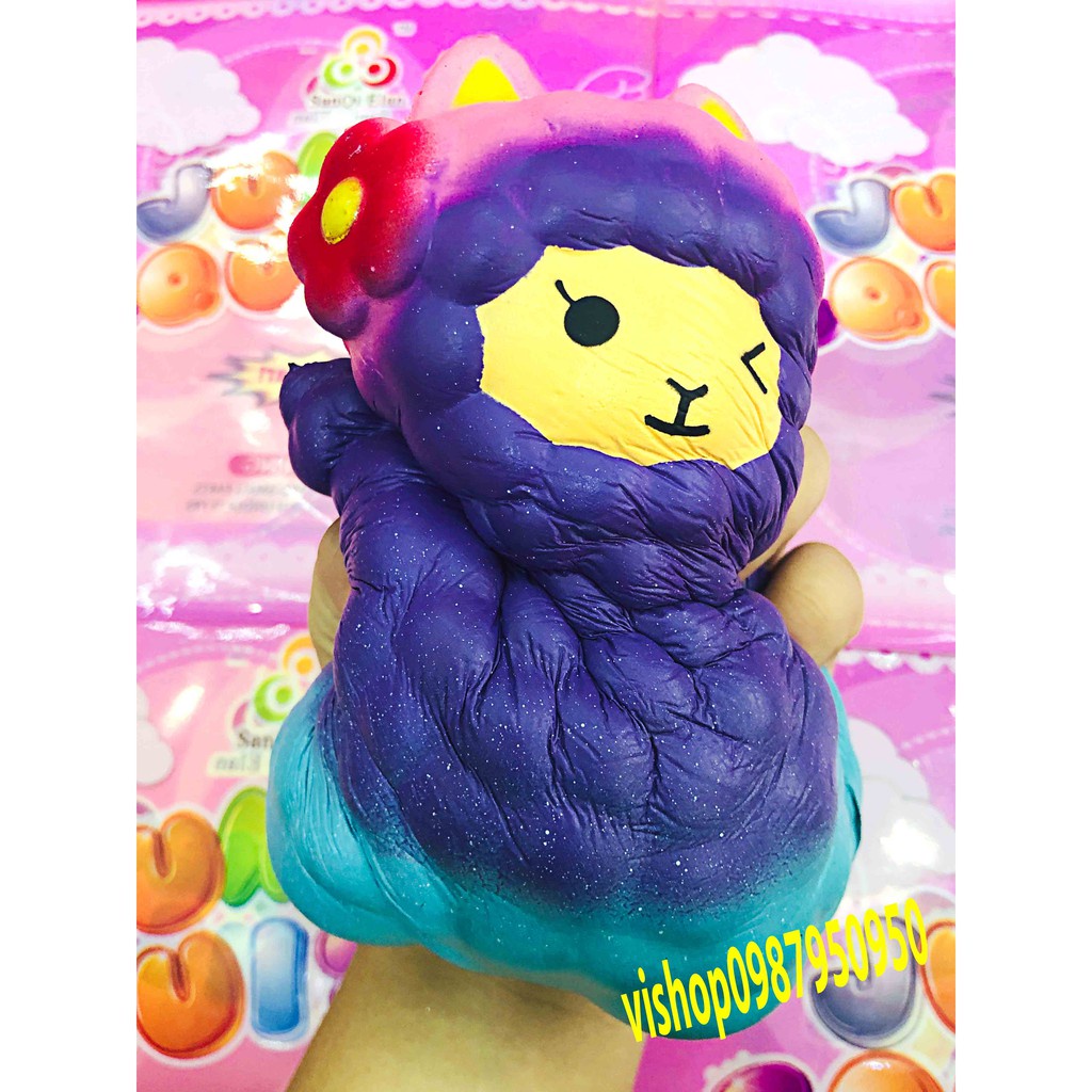 SQUISHY lớn cquishy cừu màu TÍM