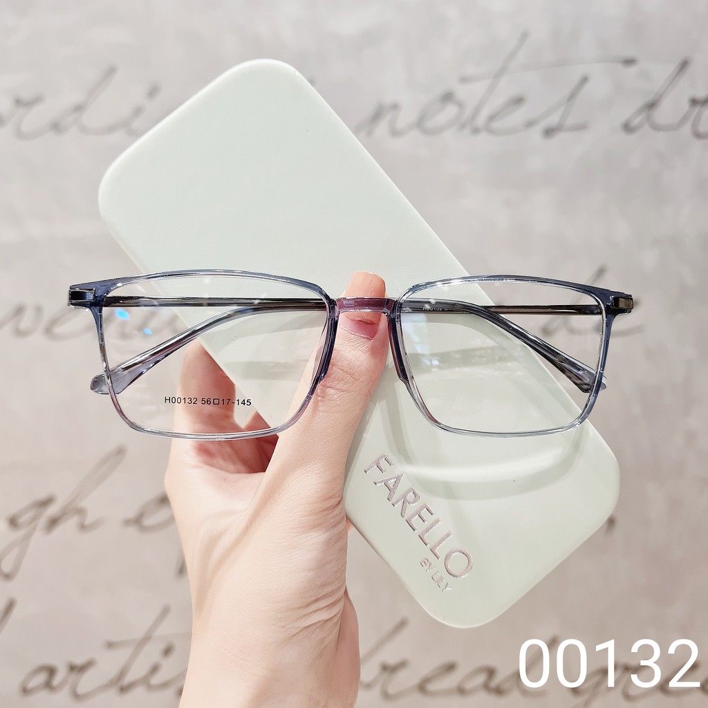 Gọng kính cận nam nữ LILYEYEWEAR mắt vuông kim loại gọng mảnh màu sắc thời trang 00132 | BigBuy360 - bigbuy360.vn