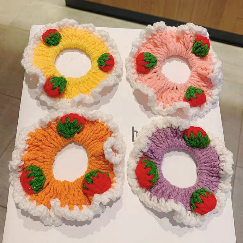 Scrunchies len handmade