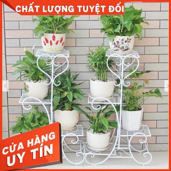 KỆ ĐỂ CHẬU HOA CÂY CẢNH 4 TẦNG