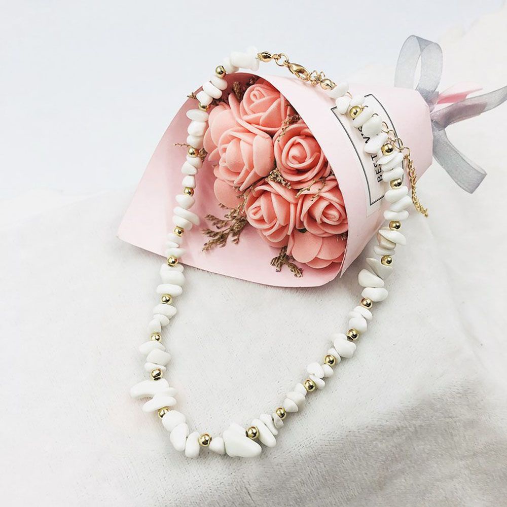 Vòng cổ chuỗi hạt dài nhiều màu sắc thanh lịch cho nữ