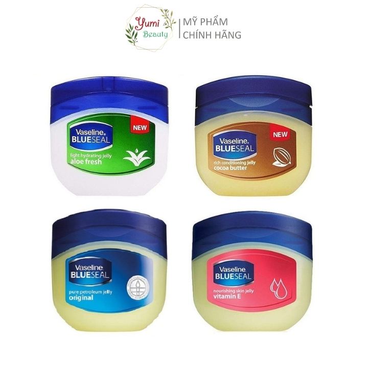 Sáp dưỡng da Vaseline Blue Seal 50ml giúp giảm khô da nứt nẻ