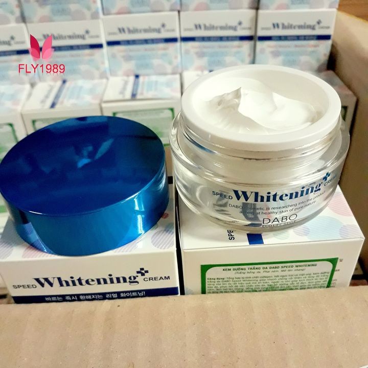 [ Bộ 2 Món]  Kem Dưỡng Trắng Da Cao Cấp Lâu Dài Dabo Speed Whitening Crem  Hàn Quốc 50g/ Hộp Và Mặt Nạ Benew 22g/ Gói