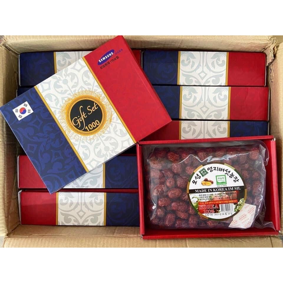 Táo đỏ sấy khô Gift set Hàn Quốc (1kg)