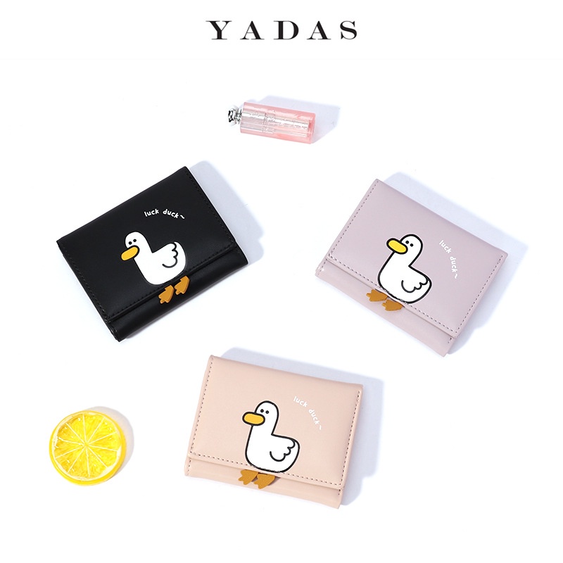 Ví Ngắn Nữ Mini Hình Ducky