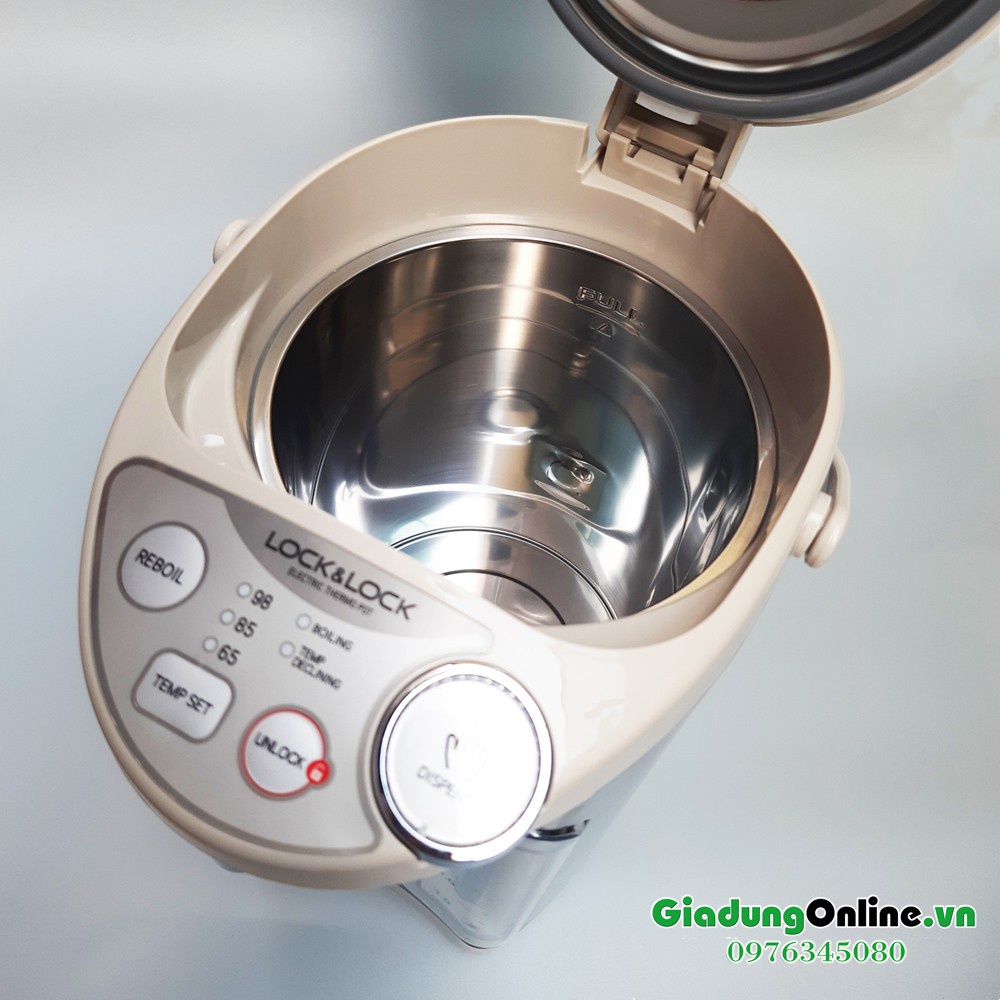 Bình Thủy Điện Lock&Lock EJK582BEG  5L- Hàng Chính Hãng