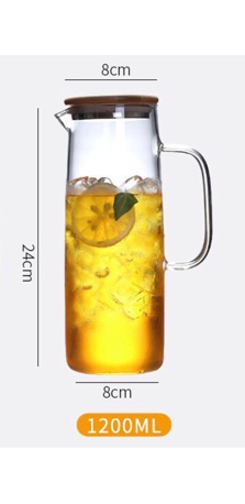 Bình nước nắp tre 1,2lít - 1,5lít