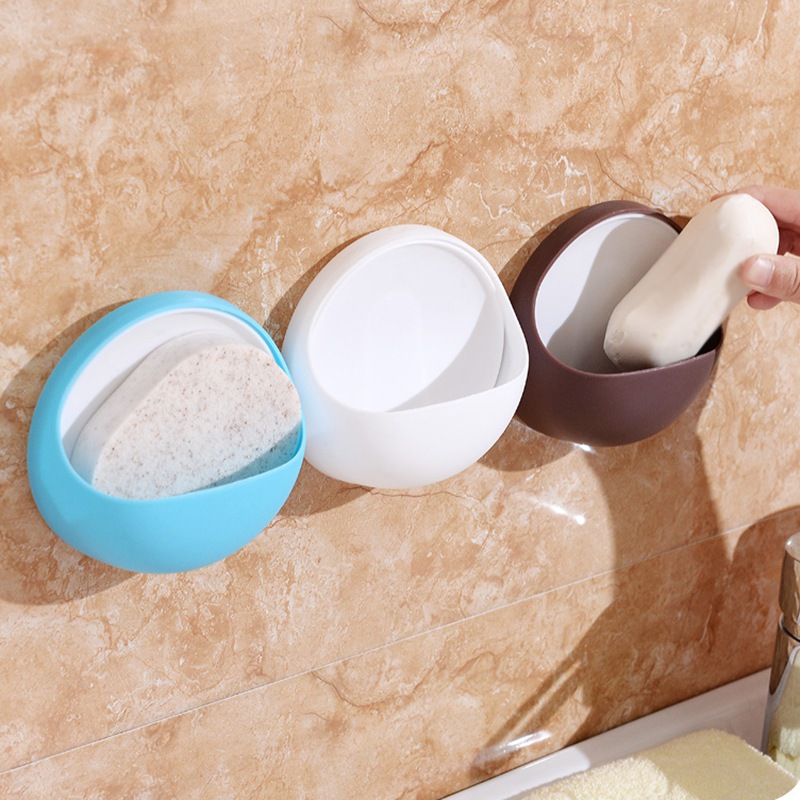 1pc Home Bathroom Suction Suction Soap Box Soap Holder Soap Box