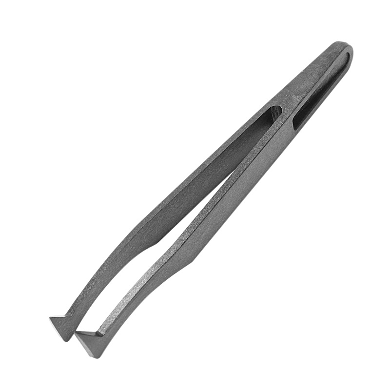 Bộ 6 Nhíp Nhựa Màu Đen Chống Tĩnh Điện Kích Thước 1 / 2 / 3 / 5 / 6 / 8