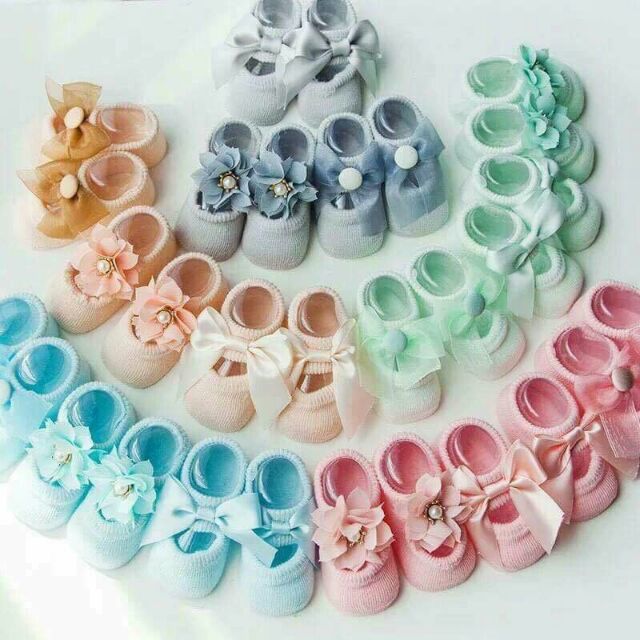 Set 3 đôi giày tất tập đi cho bé