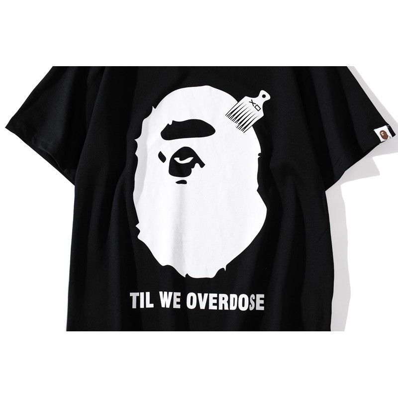 Áo Thun Tay Ngắn Cổ Tròn In Hình 20s Bathing Ape Bape X Xo Co-branded Thời Trang Mùa Hè Cho Nam Nữ