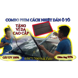 [FREE DÁN TẠI NHÀ]FIM CÁCH NHIỆT Ô TÔ CHÍNH HÃNG, GIẢM NÓNG95%, CẮT UV100% , NANOPK