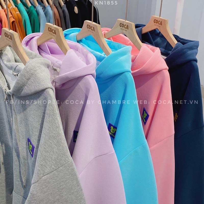 [KN1855]🤍 Áo khoác HOODIE ZIP nỉ xốp tag cao su MICKEY form rộng unisex (Có sẵn/ảnh thật) | BigBuy360 - bigbuy360.vn