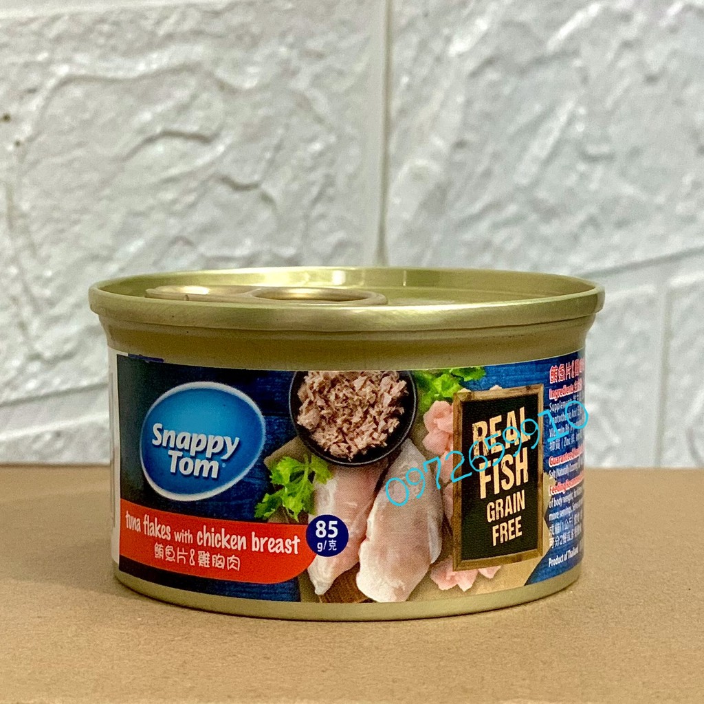 Pate cho mèo SnappyTom lon 85g