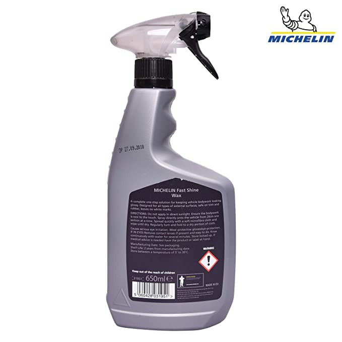 Dung dịch vệ sinh ngoại thất Michelin Fast Shine Wax 31951 - 650ml - Hàng chính hãng