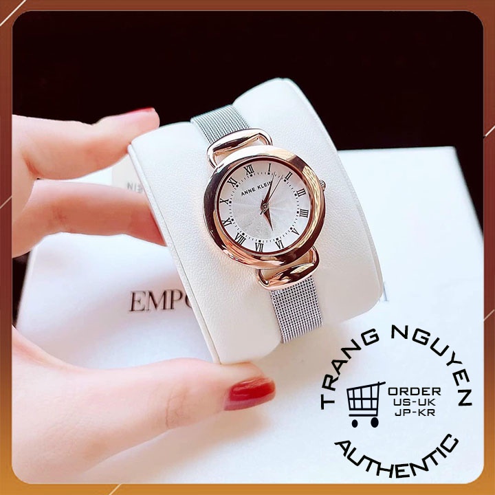Đồng Hồ nữ Anne Klein đồng hồ dây nhuyễn  Dành cho nữ Anne Kline AK/3807SVRT