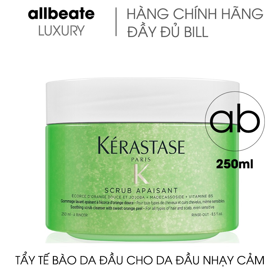 Tẩy tế bào da đầu Kéras Fusio Scrub Soothing Scrub 250ml