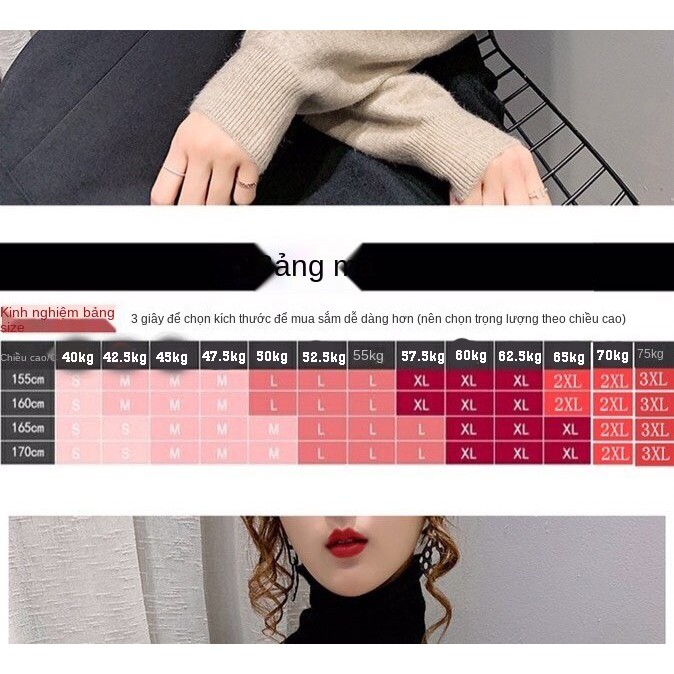 áo len cao cổ nữ dệt kim cổ giả sơ mi thu đông điệu đà dễ phối đồ | BigBuy360 - bigbuy360.vn