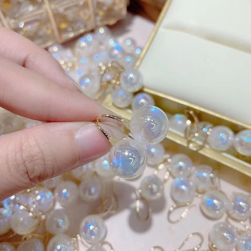 Bông Tai Mạ Bạc 925 Đính Ngọc Trai Nhân Tạo Sang Trọng Cho Nữ
