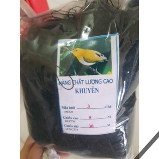 Lưới Bắt Chim dài 30m bắt CHÀO MÀO, CHÒE, MI, KHỨU, SÁO, cu gáy giá siêu rẻ -