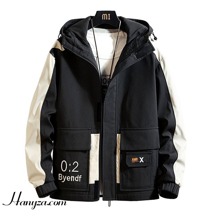 Áo khoác nam phối màu kèm mũ Danny the Bull JK8817