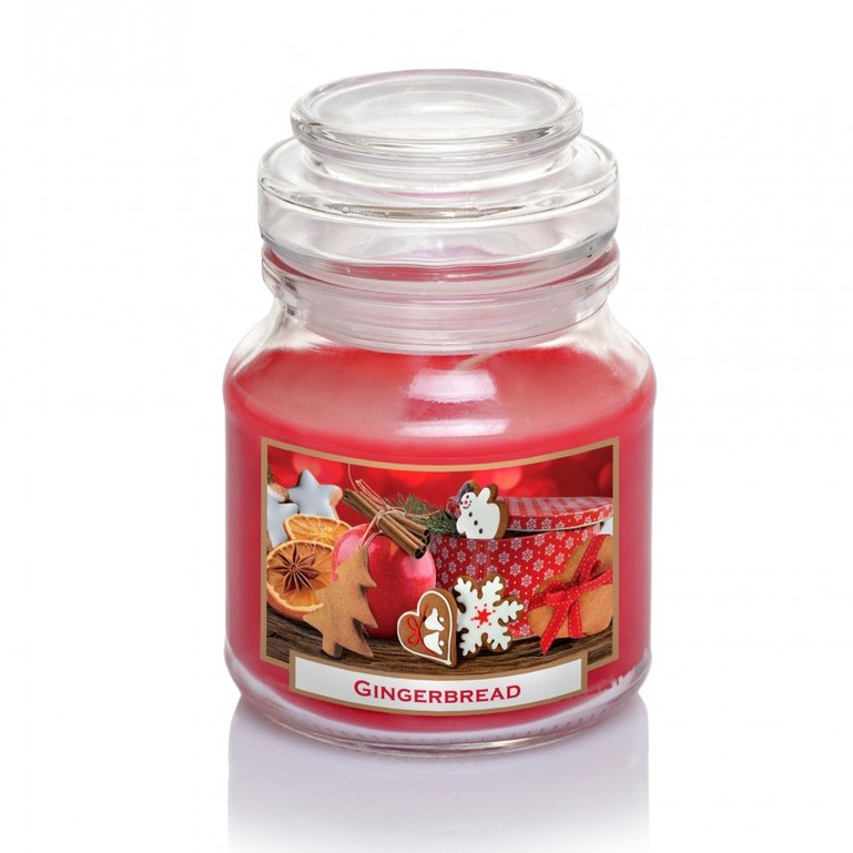 Hũ nến thơm Bartek Candles BAT0912 Gingerbread 130g (Hương gừng thơm)