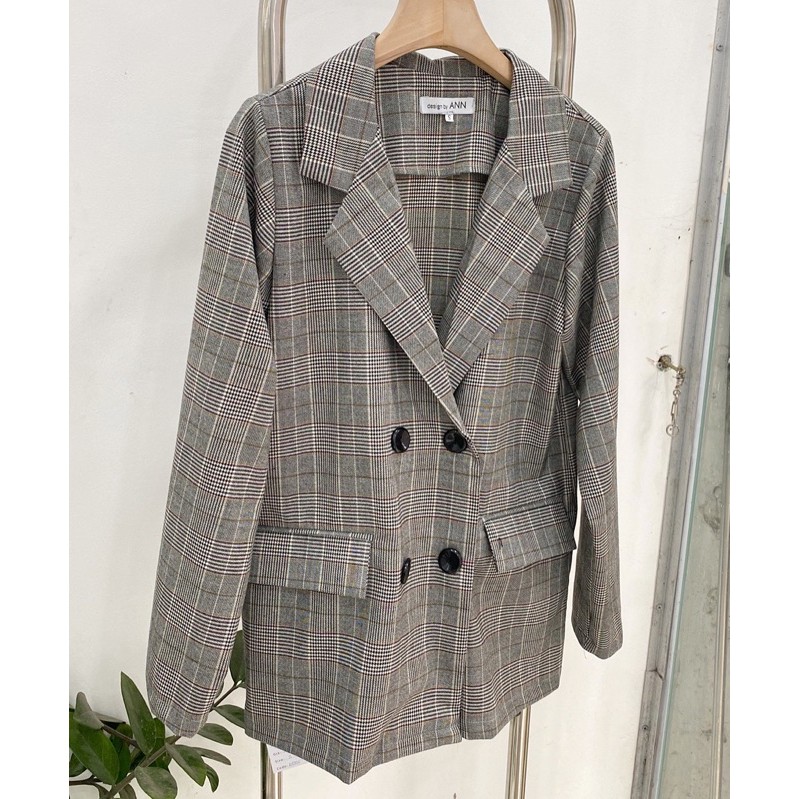 blazer kẻ 1 lớp | BigBuy360 - bigbuy360.vn