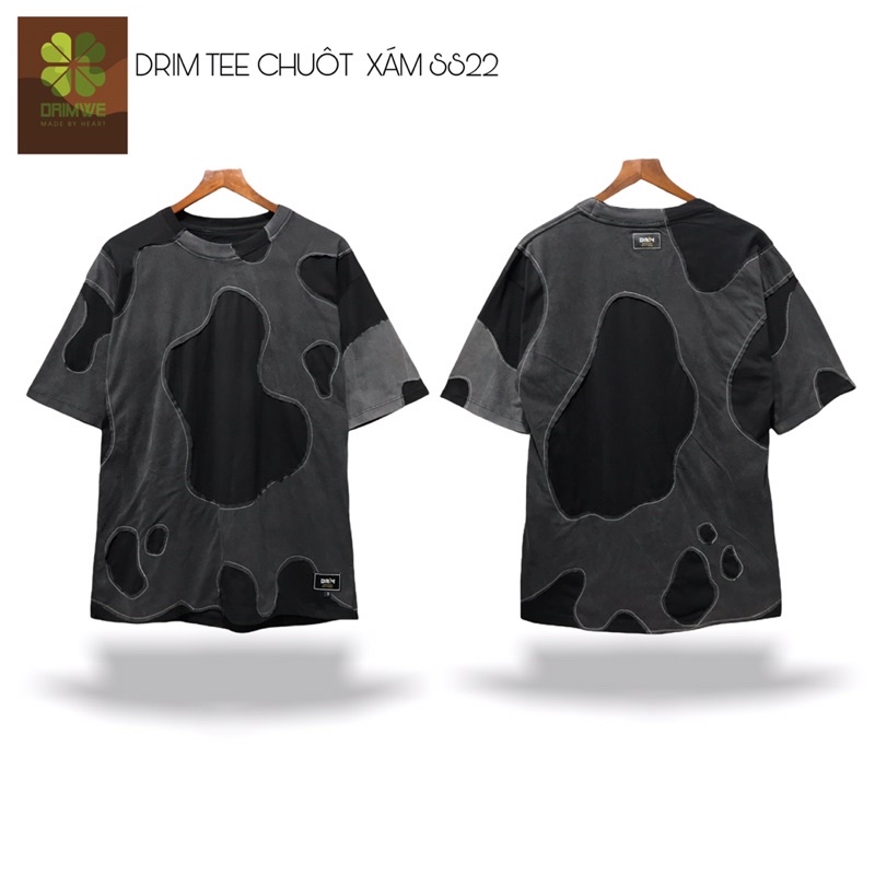 Áo Thun Local Brand Chính Hãng DRIMWE Chuotxam-tee Unisex Form Rộng