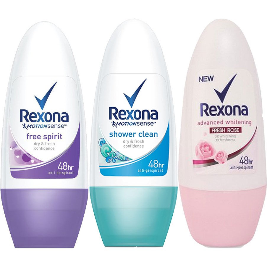 Lăn khử mùi Rexona nữ 50ml các loại