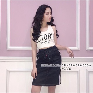 Áo 3 lỗ tập gym Victoria có mút ngực