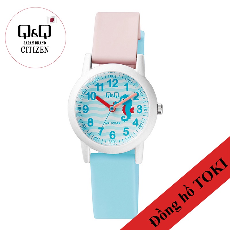 Đồng Hồ Trẻ Em Q&amp;Q Citizen VS49J001Y Dây Nhựa Chống Nước