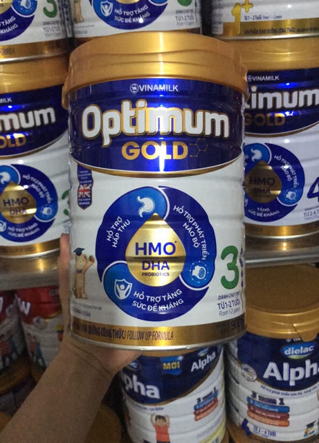 Sữa Optimum gold HMO số 3 850g