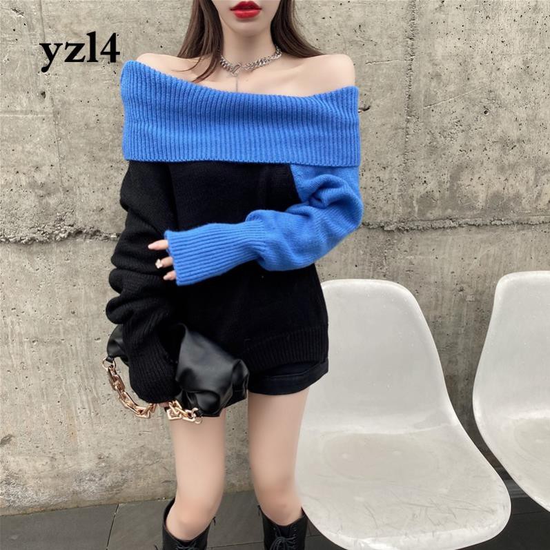 Áo Sweater Cổ Lọ Hở Vai Quyến Rũ Cho Nữ Đẹp *
