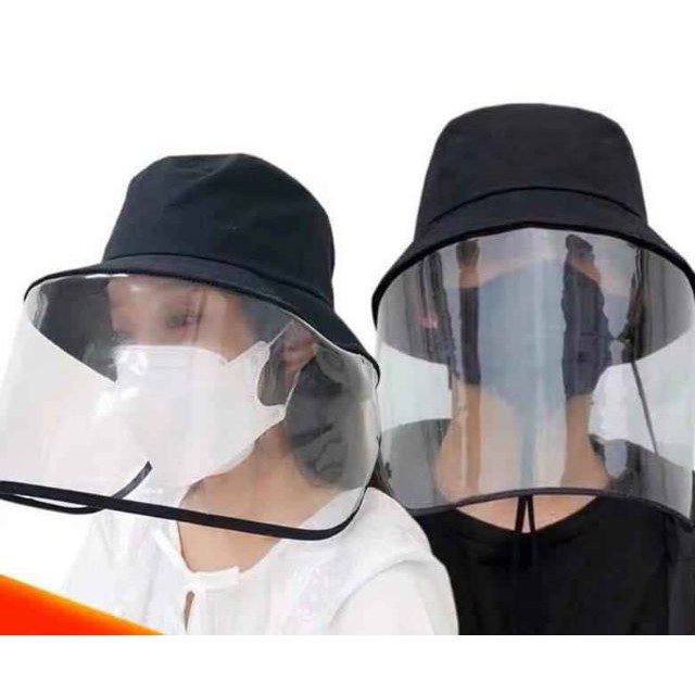 Mũ Kèm Kính Chắn Phòng Dịch - Sỉ Từ 10 Cái Giá 5X