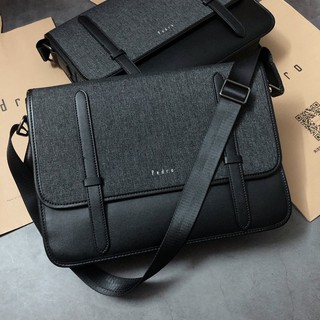 Rẻ Nhất Shopee | Túi Pedro office trung khóa 2 sọc